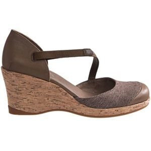 Teva Riviera Wedge Cork Heels Mary Jane sz 8 Boho